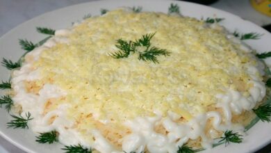 Салат из тресковой печени