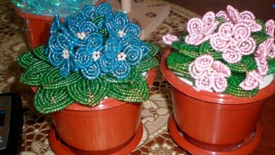 Сажаем цветник из бисера