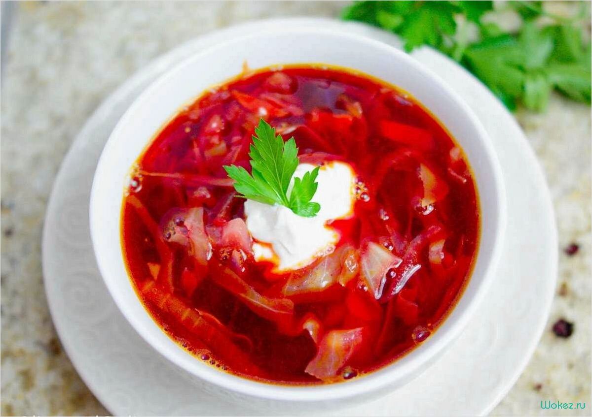 Приготовление вкуснейшего капустного борща с секретами и нюансами 