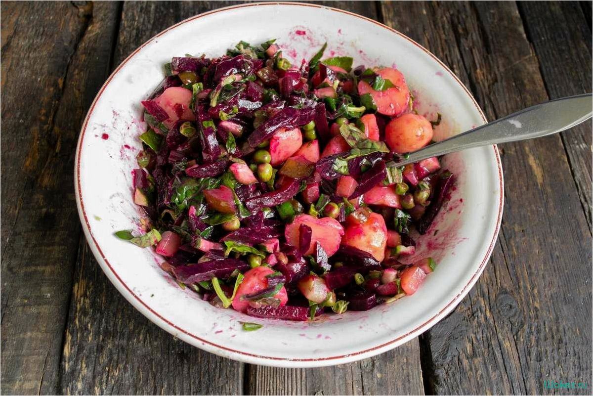 Вкусный и освежающий рецепт винегрета с хрустящими огурцами и ароматными овощами