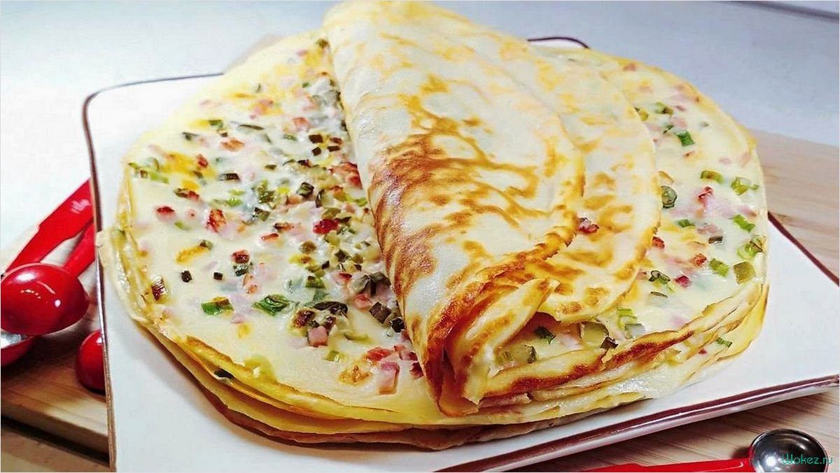 Приготовление вкуснейших блинчиков с припеком 