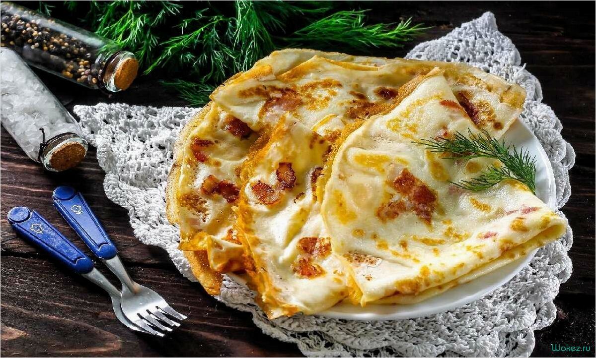 Приготовление вкуснейших блинчиков с припеком 