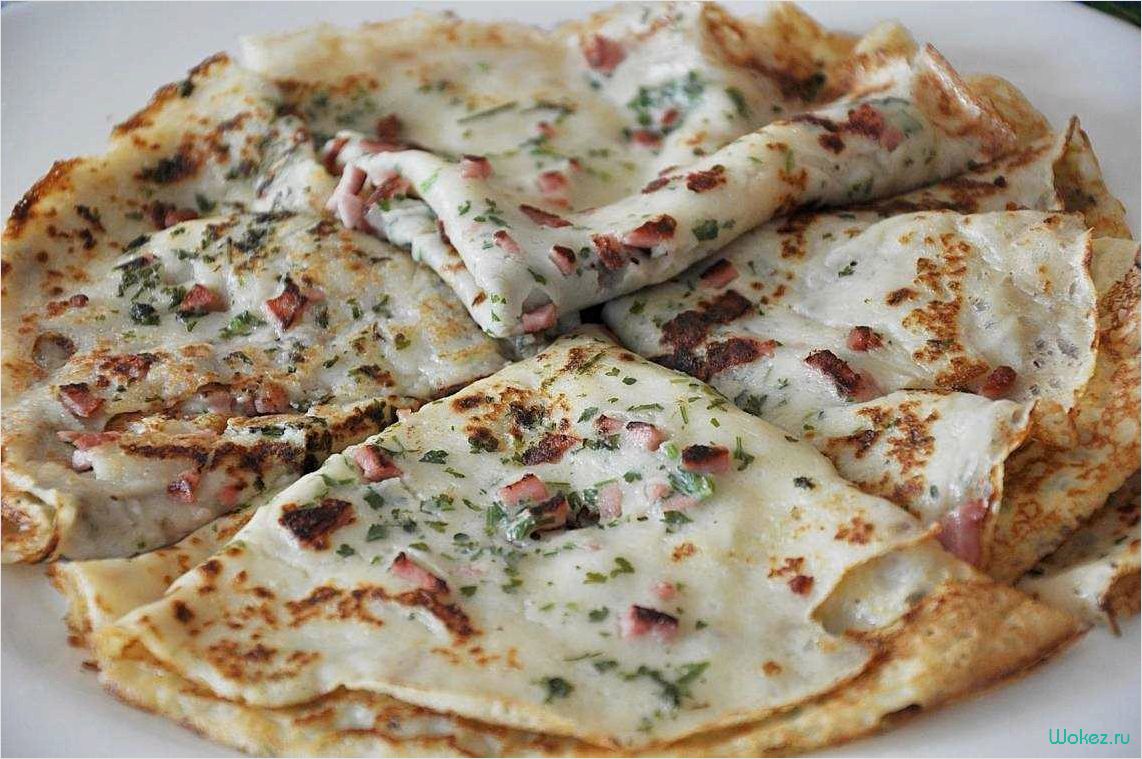 Приготовление вкуснейших блинчиков с припеком 