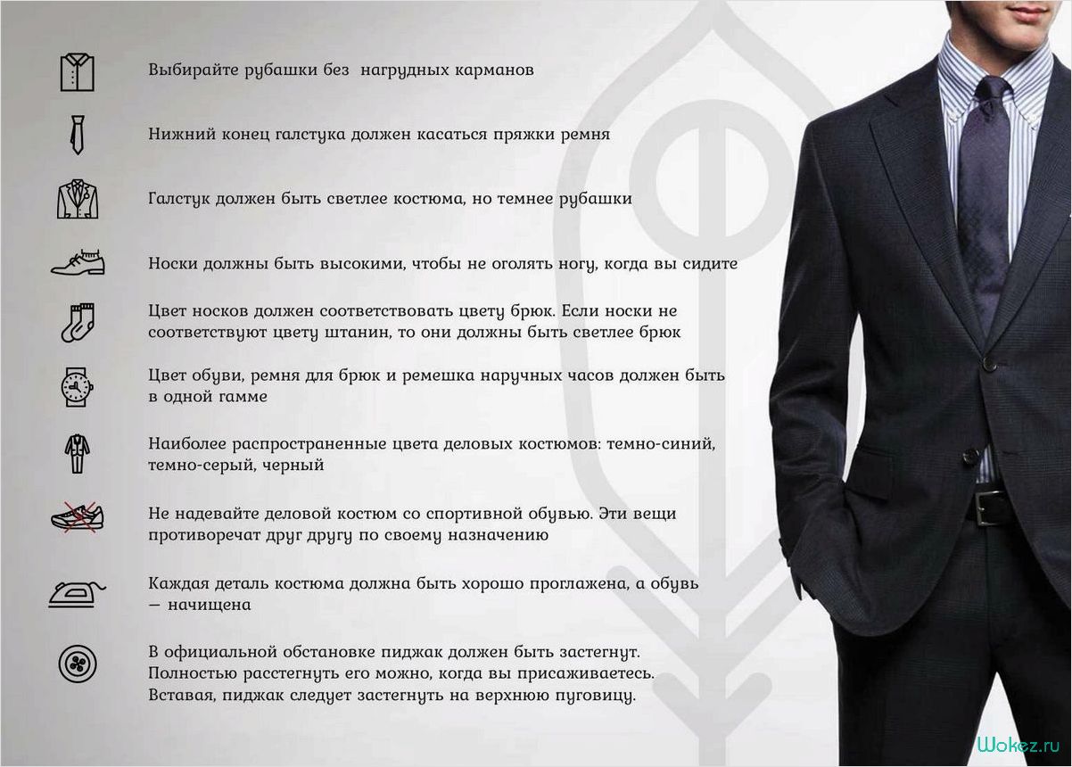 Выберите идеальный мужской деловой костюм для успешной карьеры и впечатляющего внешнего вида
