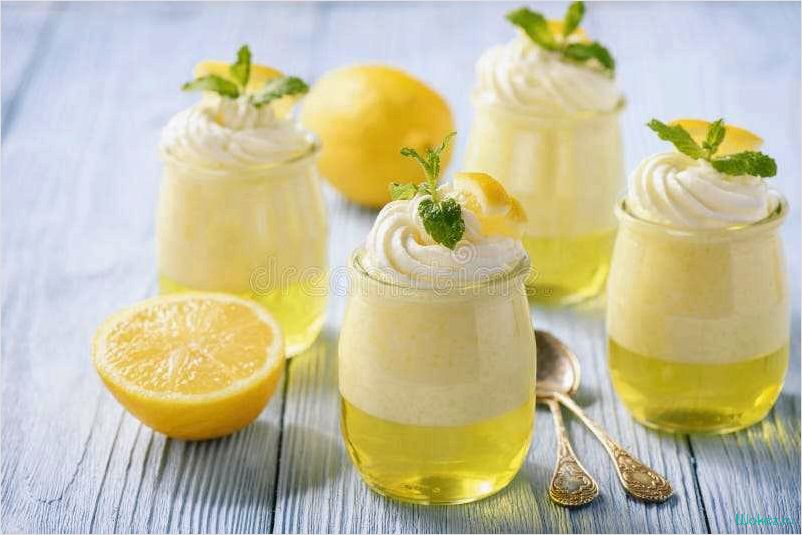 Лимонный мусс — нежный десерт с ярким цитрусовым вкусом 