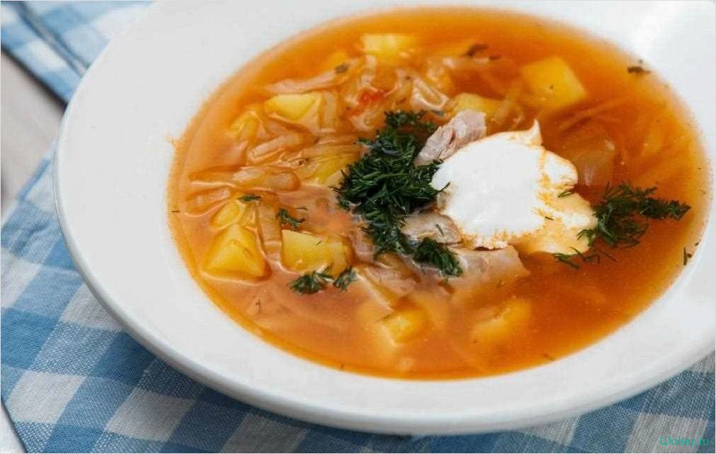 Как приготовить ароматные щи из свежей капусты с куриной грудкой 