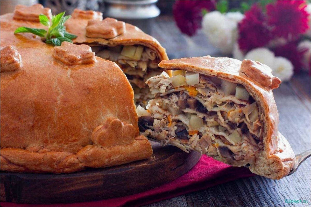 Вкусная и сытная кулинарная история — как приготовить курник с ароматной картошкой  