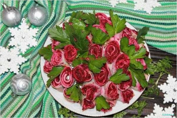 Салат &laquo;Чайная роза&raquo; — секреты приготовления и необычное сочетание вкусов  