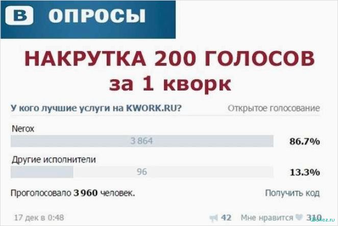Как сделать накрутку голосов в интернете: лучшие способы и сервисы