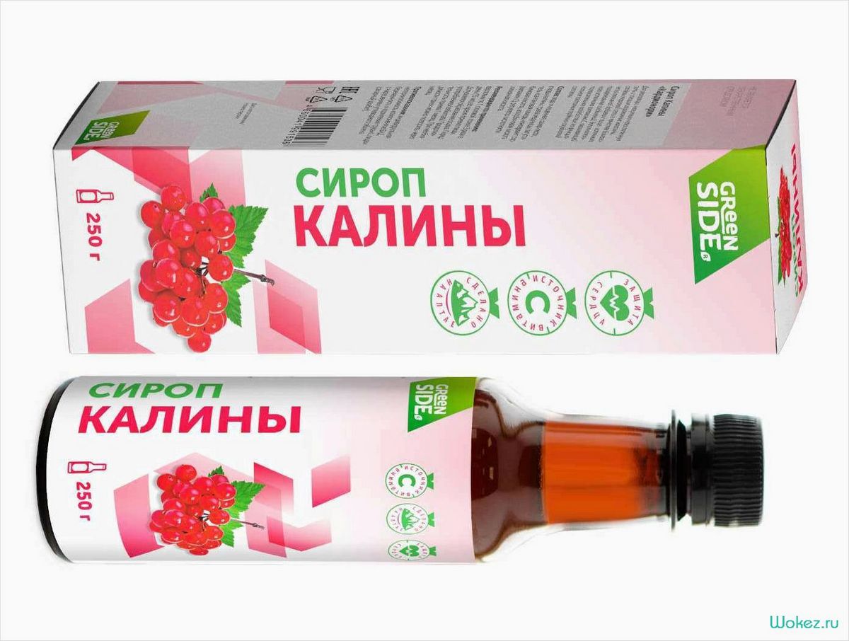 (сироп, калины, полезный, напиток, ярким) Сироп калины — полезный напиток с ярким вкусом