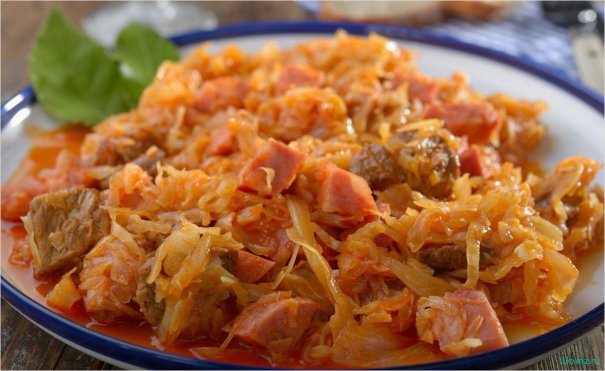 Нежная и ароматная тушеная капуста с сочным фаршем в мультиварке 