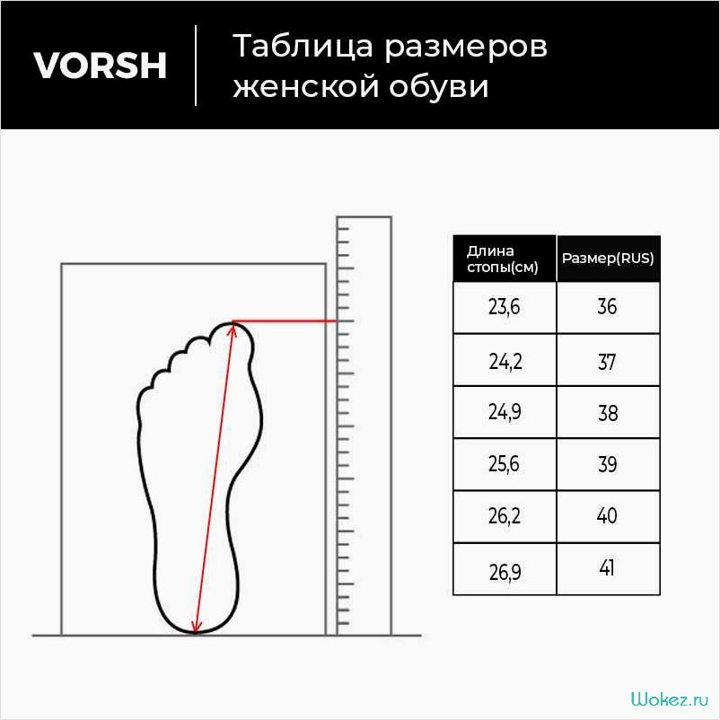 (подберите, идеальную, обувь, таблица, размеров) Подберите идеальную обувь — таблица размеров обуви для всех