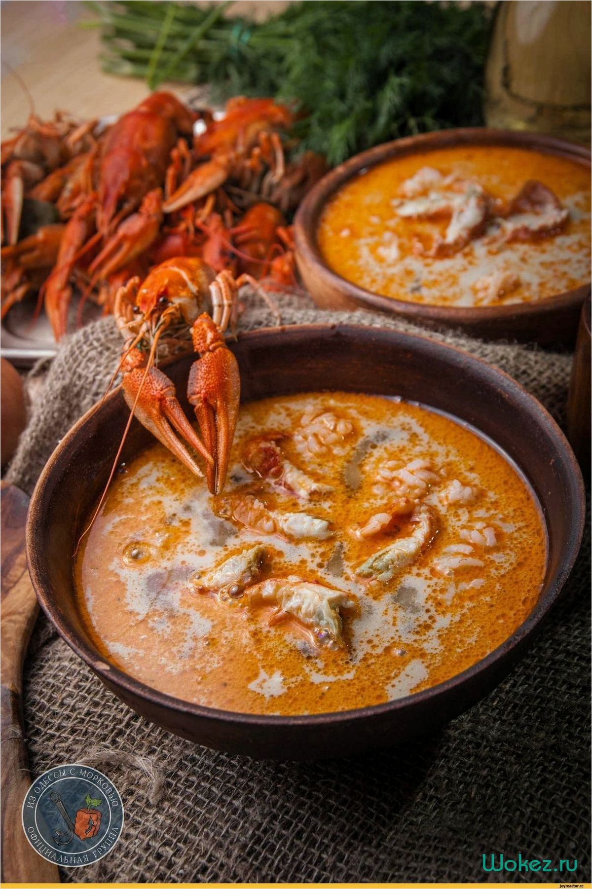 Рецепт вкуснейшей похлебки с свежими раками и изысканными специями  