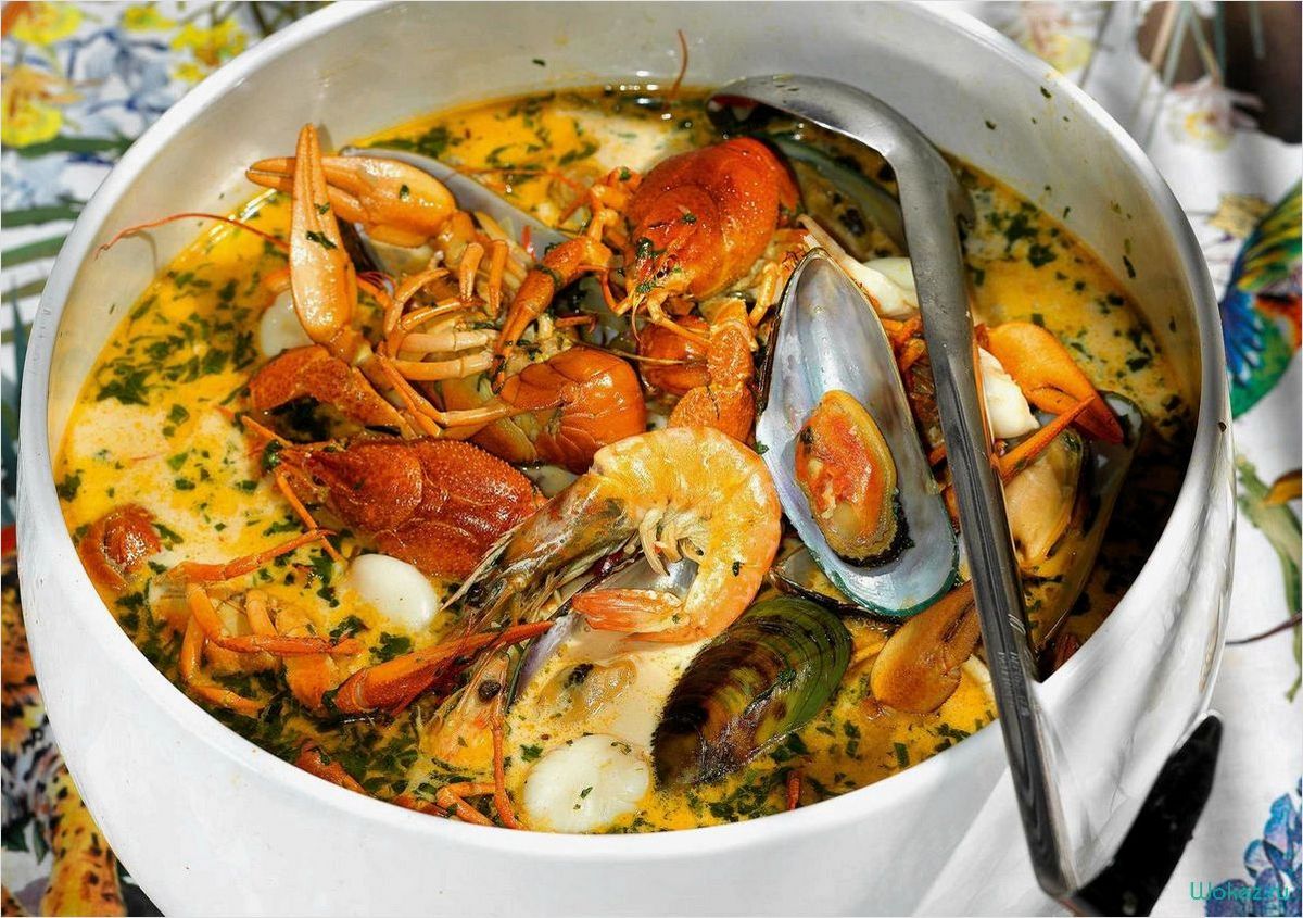 Рецепт вкуснейшей похлебки с свежими раками и изысканными специями  