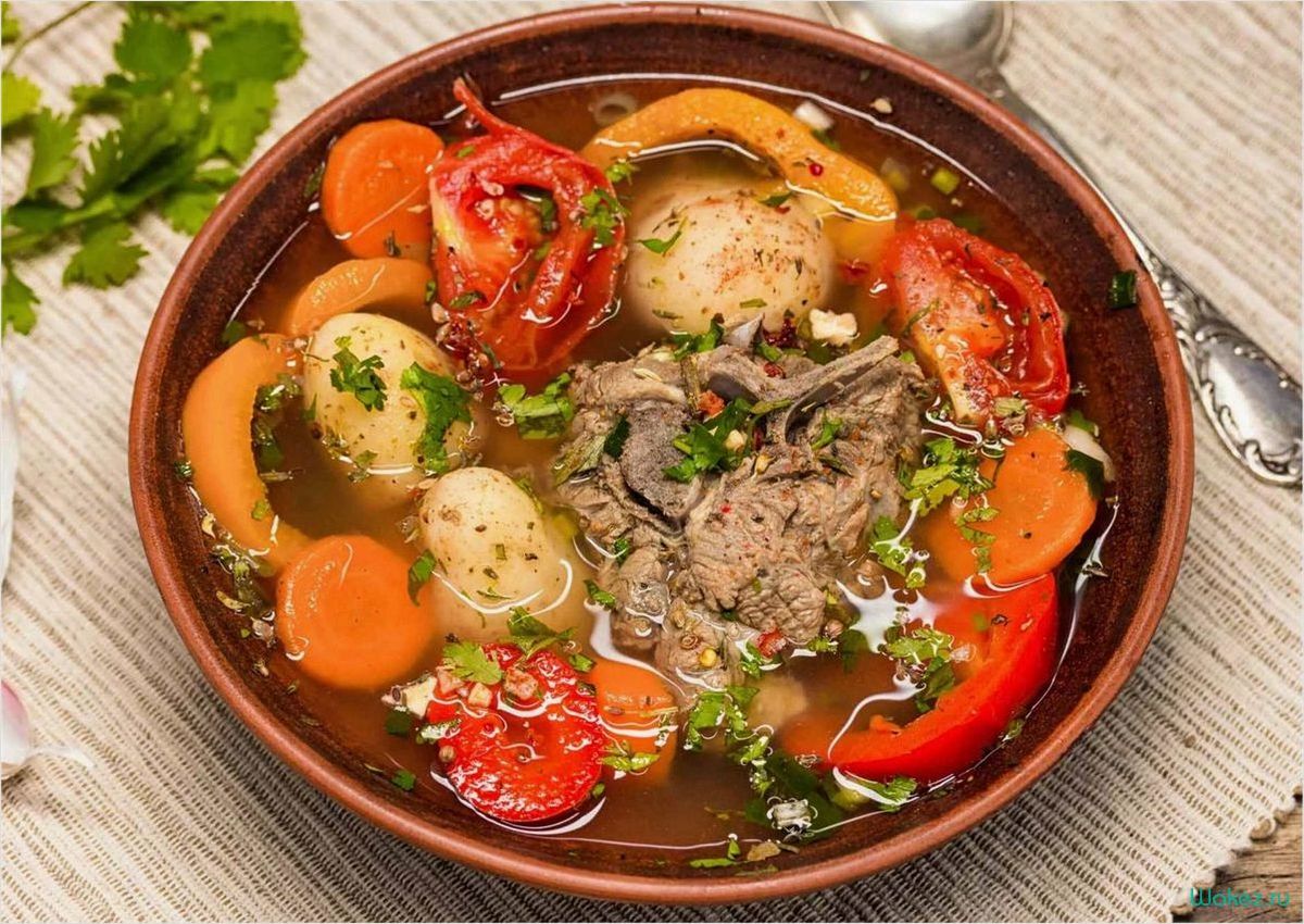 Казахская шурпа — традиционное мясное блюдо с богатой историей и уникальным вкусом 